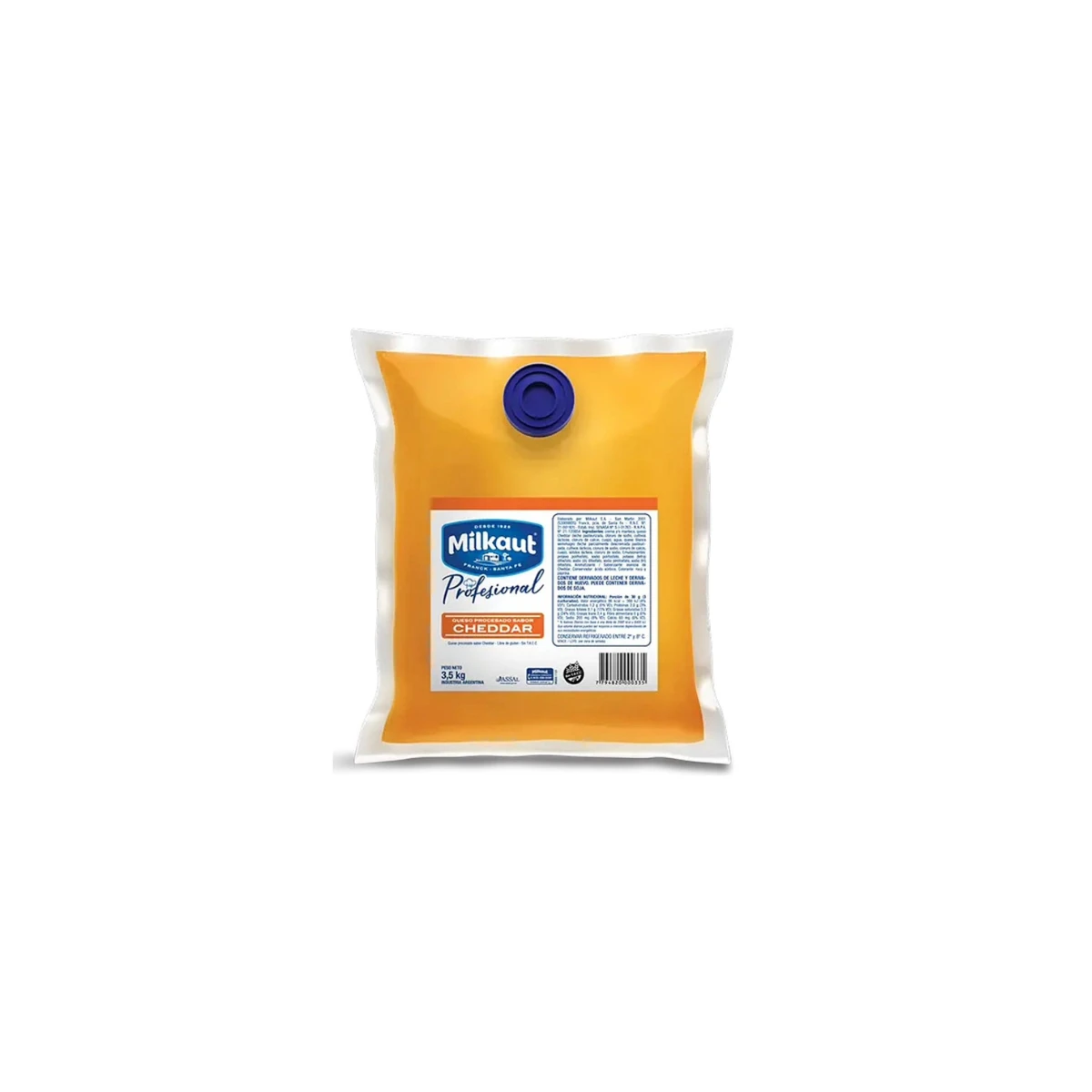 Cheddar Liq Milkaut Pouch 3,5 kg